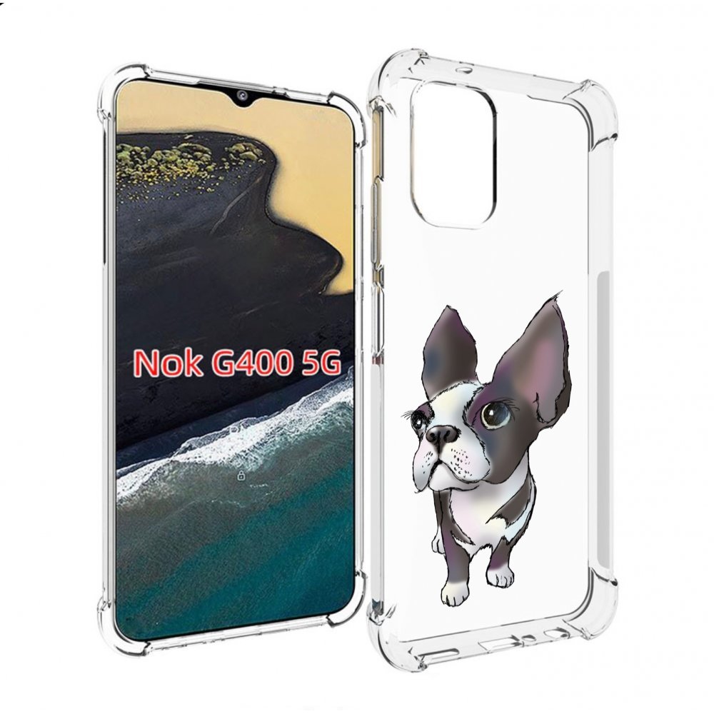 

Чехол MyPads Бульдожка для Nokia G400 5G, Прозрачный, Tocco