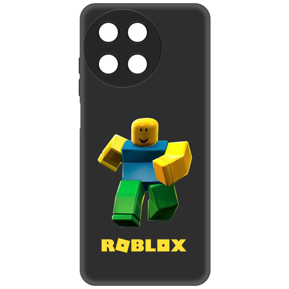 Чехол-накладка Krutoff Soft Case Roblox-Классический Нуб для Realme 11 4G черный