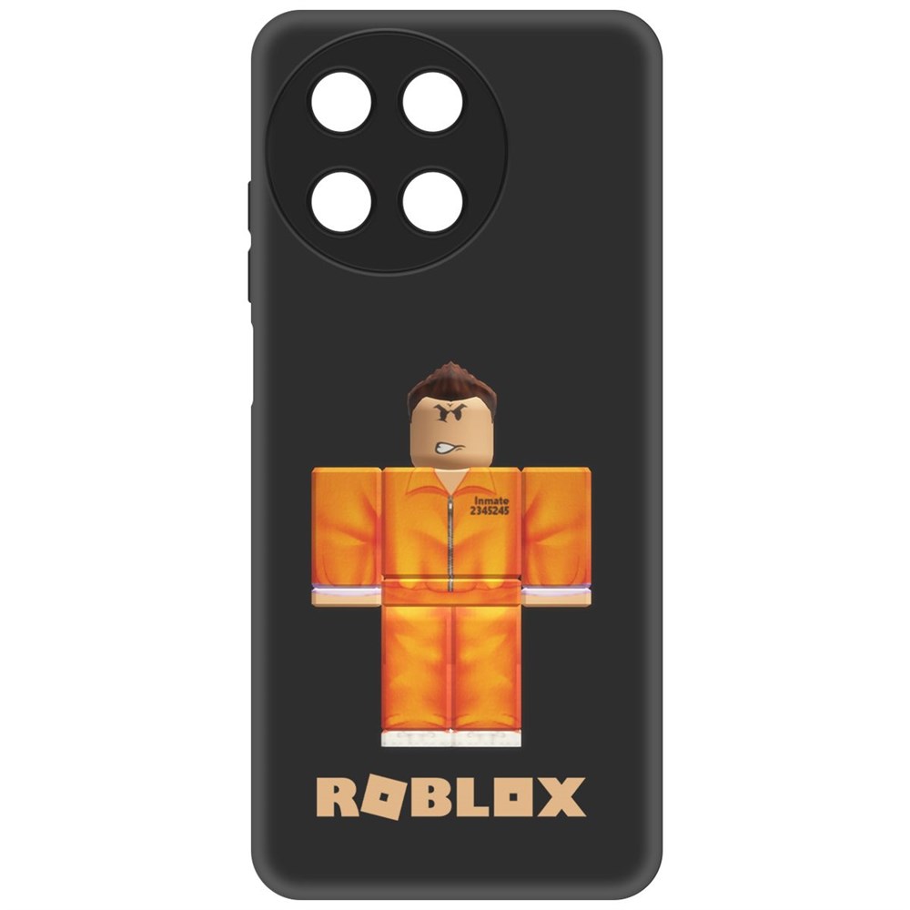 

Чехол-накладка Krutoff Soft Case Roblox-Заключенный для Realme 11 4G черный