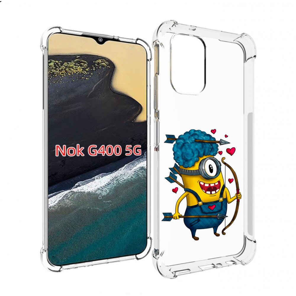 

Чехол MyPads Миньон купидон для Nokia G400 5G, Прозрачный, Tocco