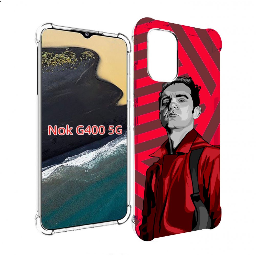

Чехол MyPads Берлин-бумажный-дом для Nokia G400 5G, Прозрачный, Tocco