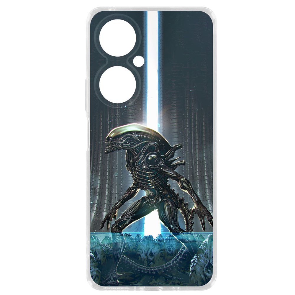 

Чехол-накладка Krutoff Clear Case Чужой. Тревога для Huawei Nova 11i, Прозрачный