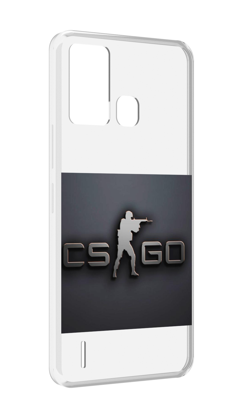 

Чехол MyPads CS go логотип мужской для ITEL S16 / ITEL Vision 1 Pro, Прозрачный, Tocco