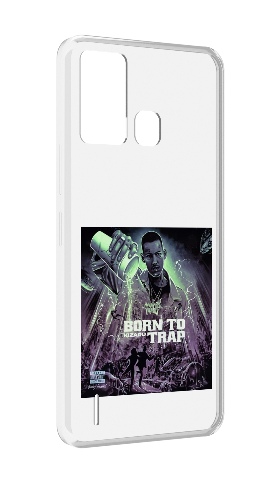 

Чехол MyPads Born to Trap Kizaru для ITEL S16 / ITEL Vision 1 Pro, Прозрачный, Tocco