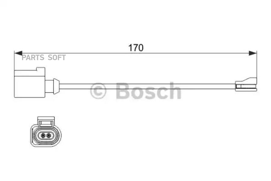 

Датчик Износа Дисковых Колодок Bosch арт. 1987474512