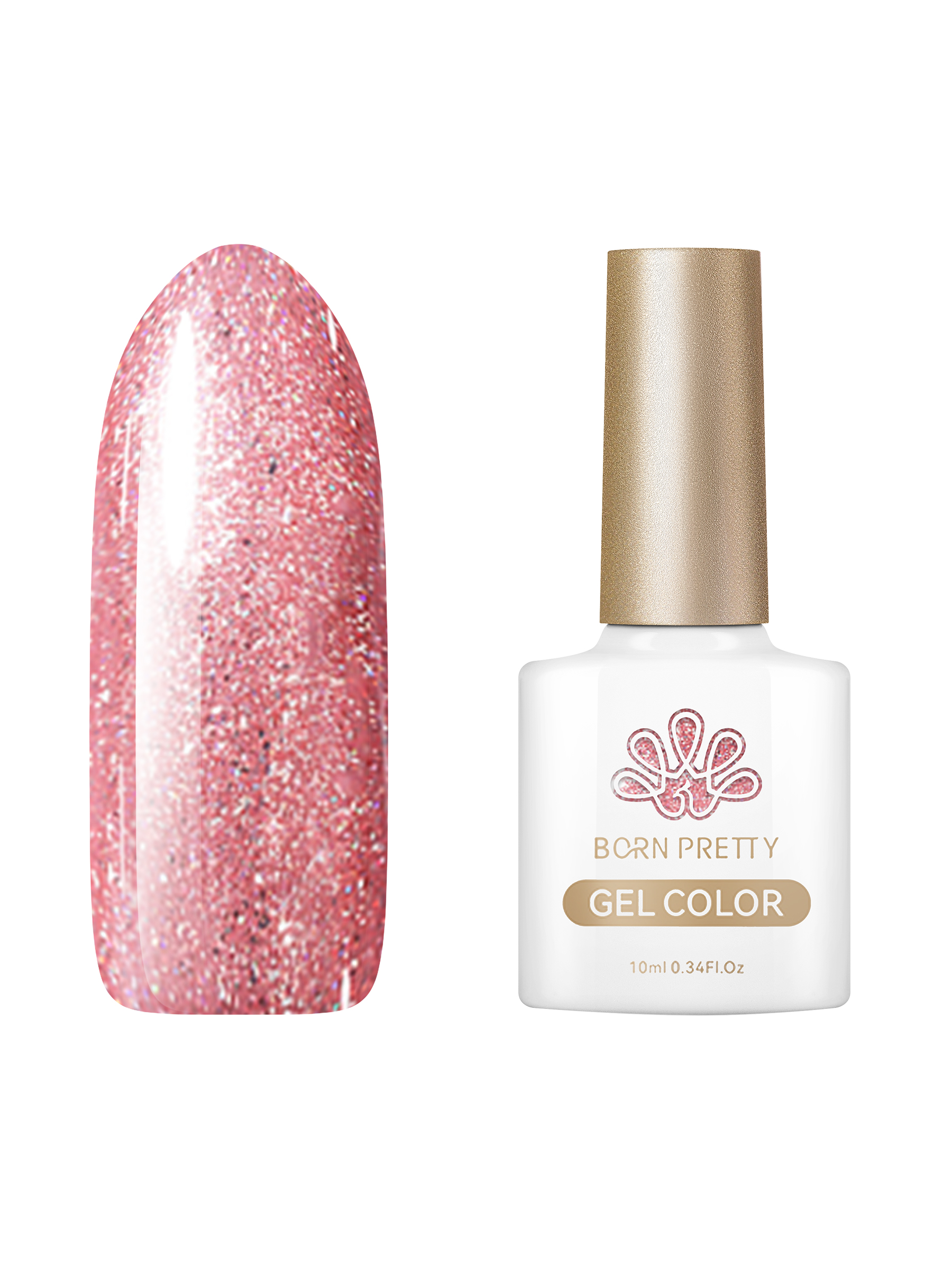 

Гельлак для ногтей Born Pretty Color gel CG129 10 мл, Розовый, Color gel