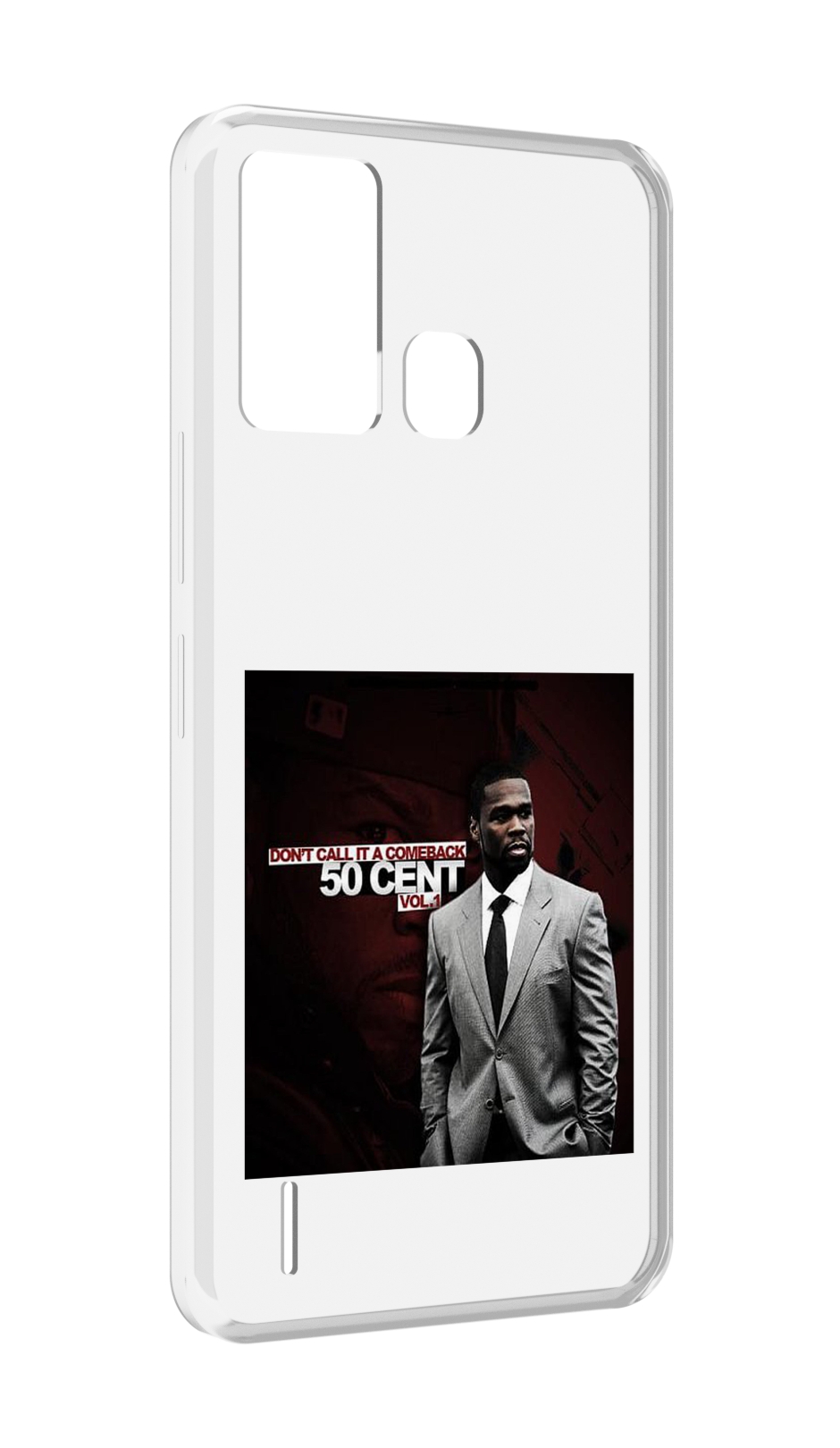 

Чехол MyPads 50 Cent - Dont Call It A Comeback Vol для ITEL S16 / ITEL Vision 1 Pro, Прозрачный, Tocco