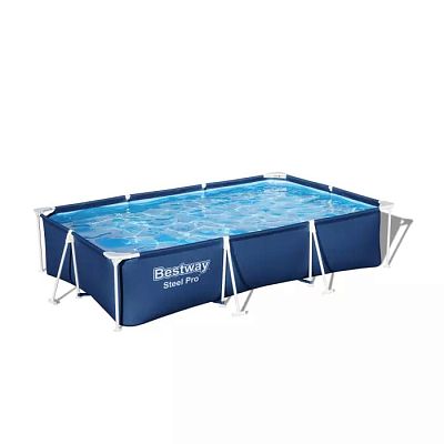 

Бассейн каркасный Steel Pro 300х201х66 см, 3300л, BestWay, Синий