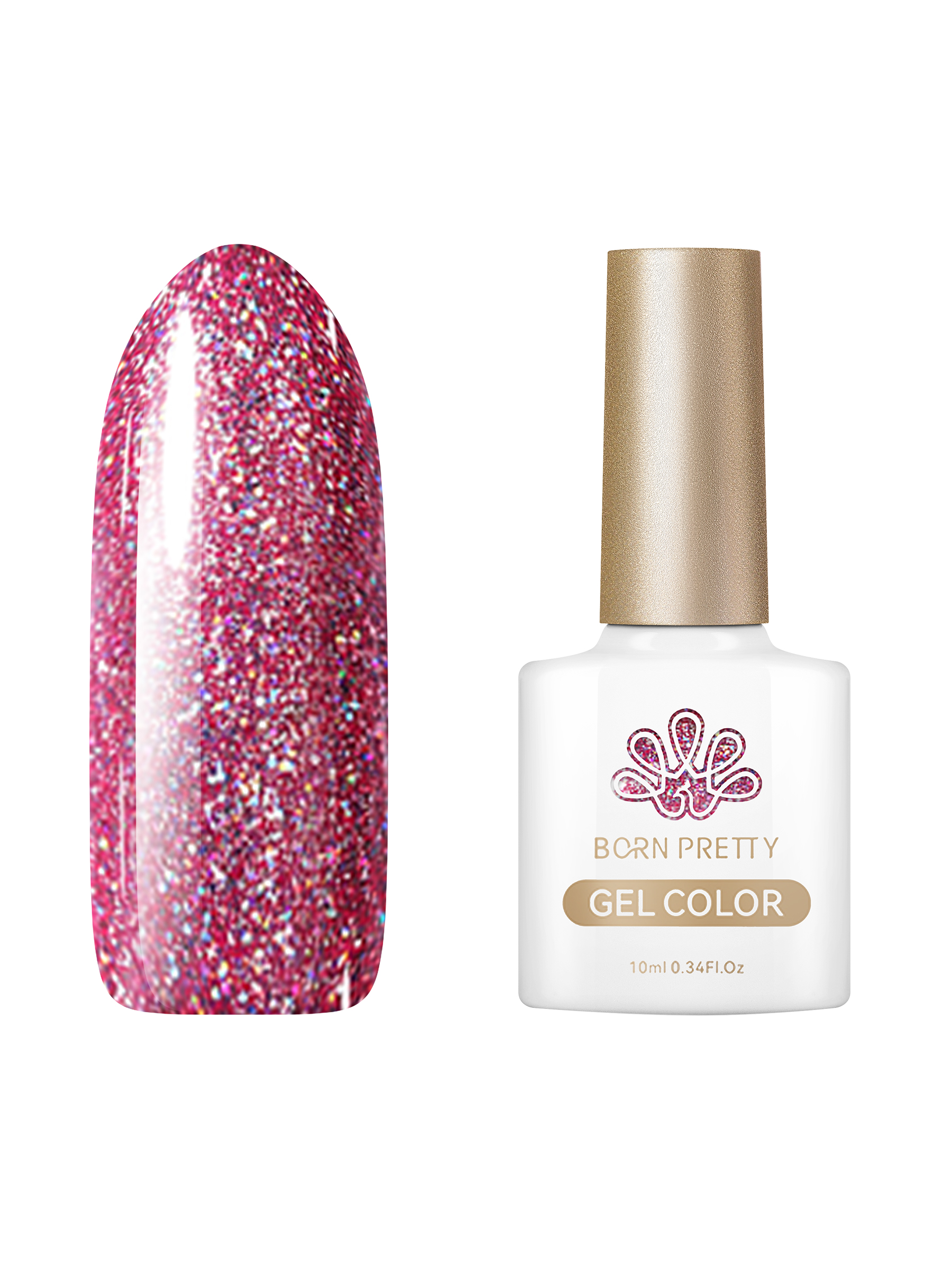 

Гель-лак для ногтей Born Pretty Color gel CG126 10 мл, Розовый, Color gel