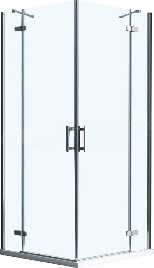 фото Душевой уголок belbagno kraft ah-22-90/80-c-cr r kraft-ah-22-90/80-c-cr-r