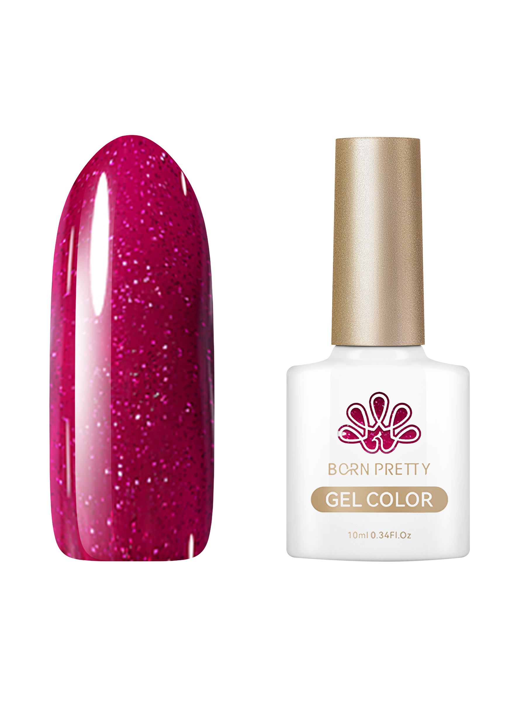 Гель-лак  для ногтей Born Pretty Color gel CG124 10 мл кисть born pretty 44914 10