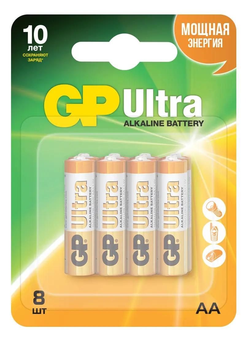 

AAA Батарейка GP Ultra 24AU-2CR8, 8 шт.