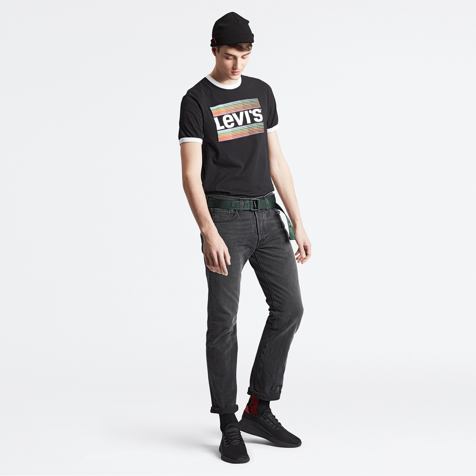 фото Брюки мужские levis 501® levi’s®original fit черные 33/32 levi's