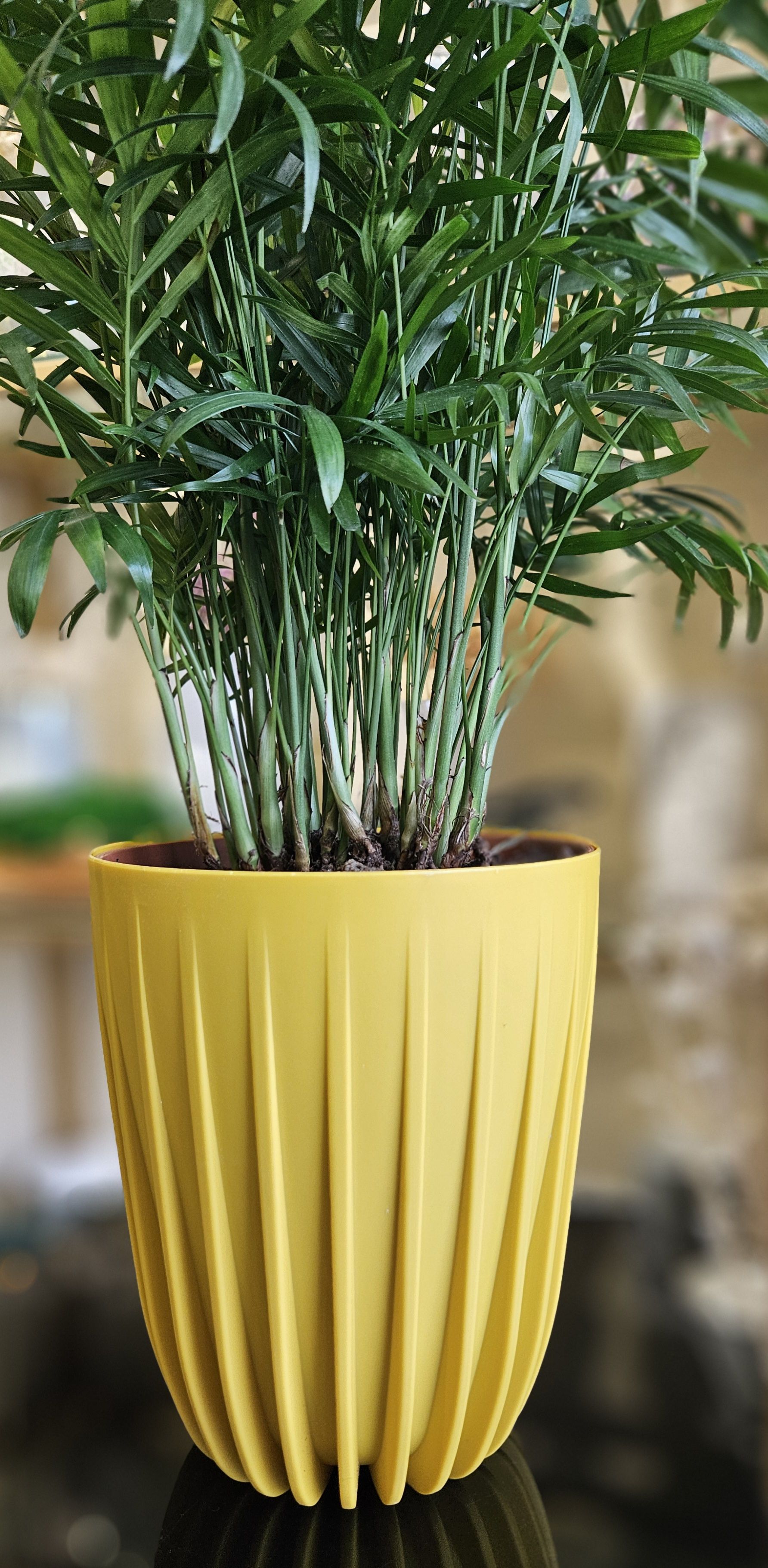 Цветочный горшок ArAs Flowers Сигма 987 3,3 л медовый 1 шт.