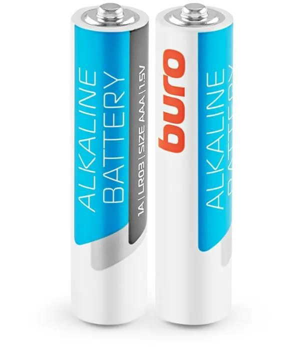 AAA Батарейка Buro Alkaline LR03,  2 шт.