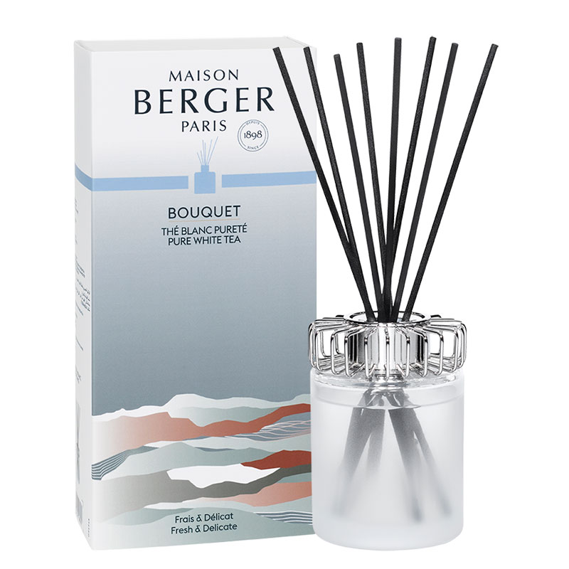 фото Ароматический диффузор maison berger стихия белый чай (pure white tea) матовый 115 мл