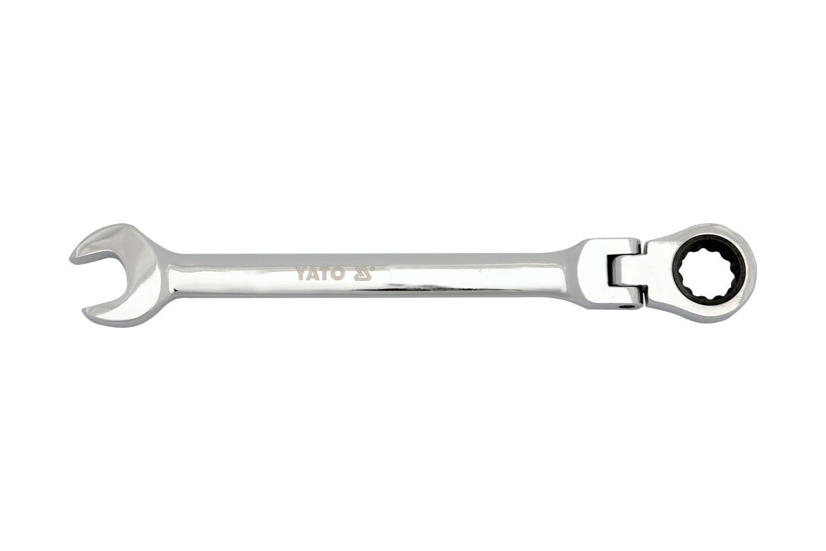 YT1694 YATO Ключ комбинированный с трещоткой и шарниром 28мм yato отвертка с трещоткой головки и биты 42пр