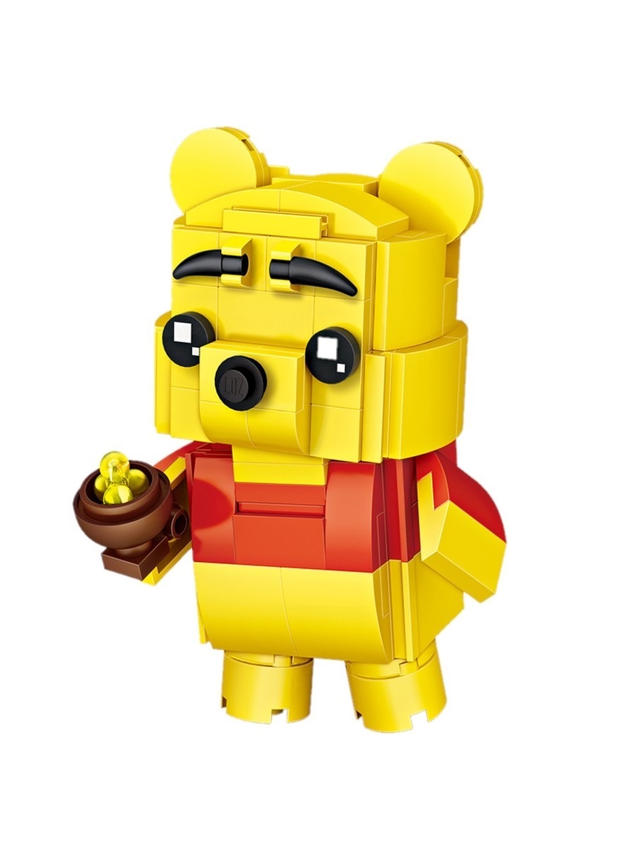 фото Конструктор loz mini винни пух 174 детали № 1451 winnie the pooh brickheadz 111173