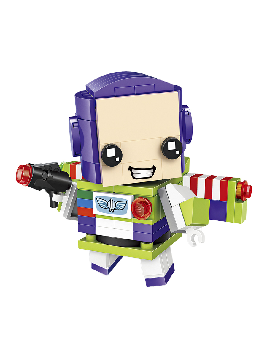 фото Конструктор loz mini базз лайтер 171 дет. № 1443 buzz lightyear brickheadz 111171