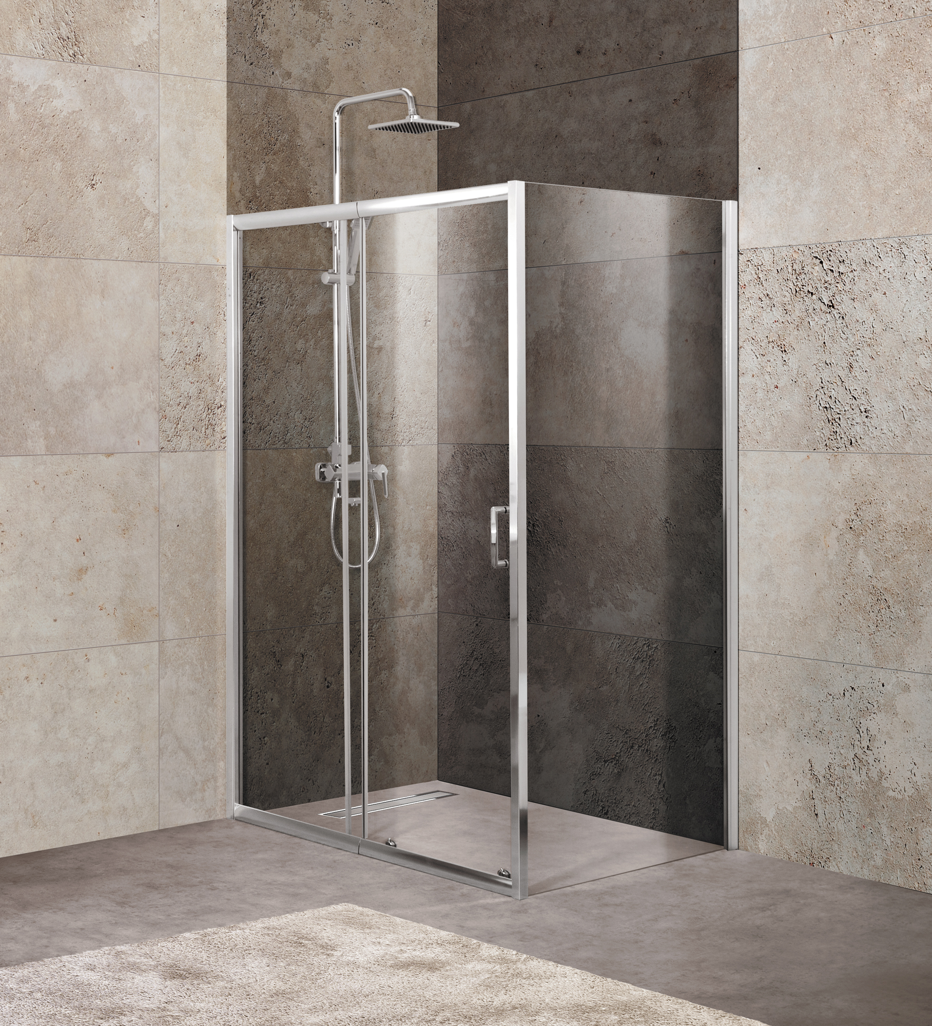 фото Душевой уголок belbagno unique-ah-1-110/125-90-c-cr