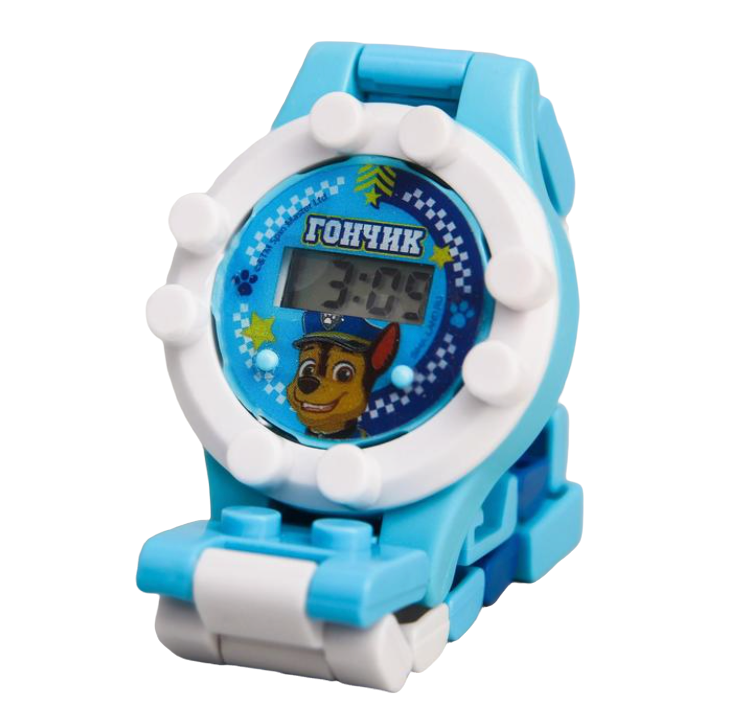 

Часы наручные PAW Patrol лего с ремешком-конструктором 3146427