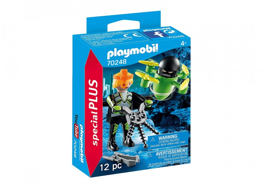 

Конструктор Playmobil Агент с дроном 70248, Агент с дроном