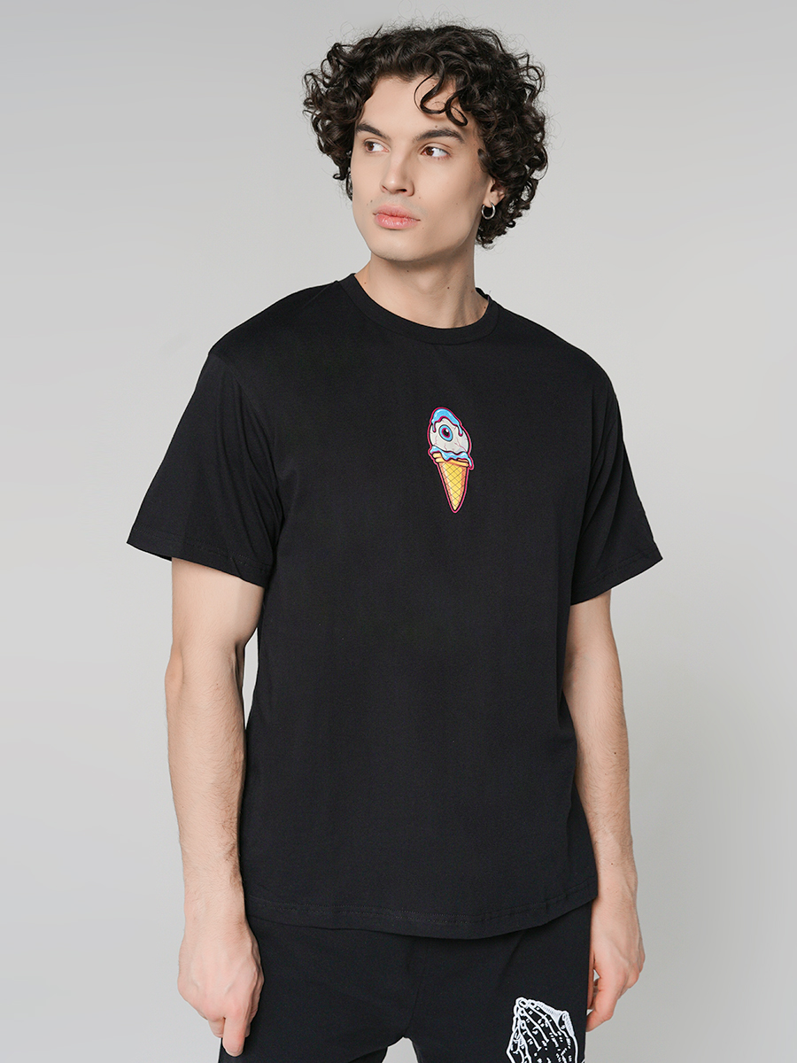 

Футболка мужская ТВОЕ 82435 черная XXL, 82435