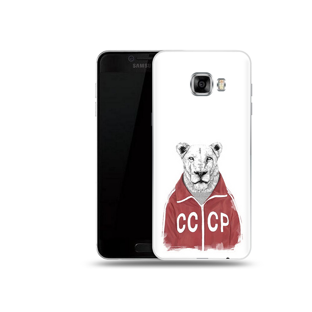 

Чехол MyPads Tocco для Samsung Galaxy C5 (2016) львица ссср, Прозрачный, Tocco