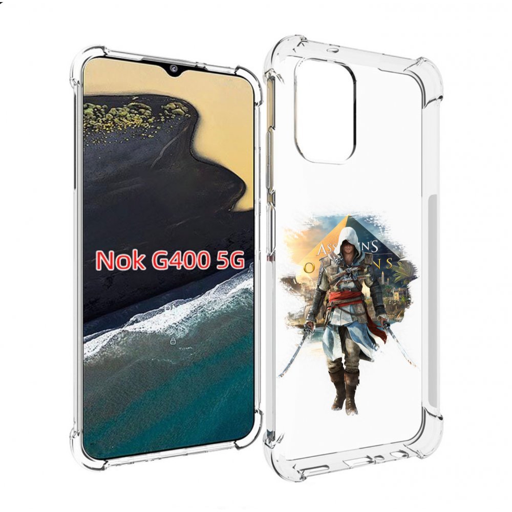 

Чехол MyPads Ассасин для Nokia G400 5G, Прозрачный, Tocco