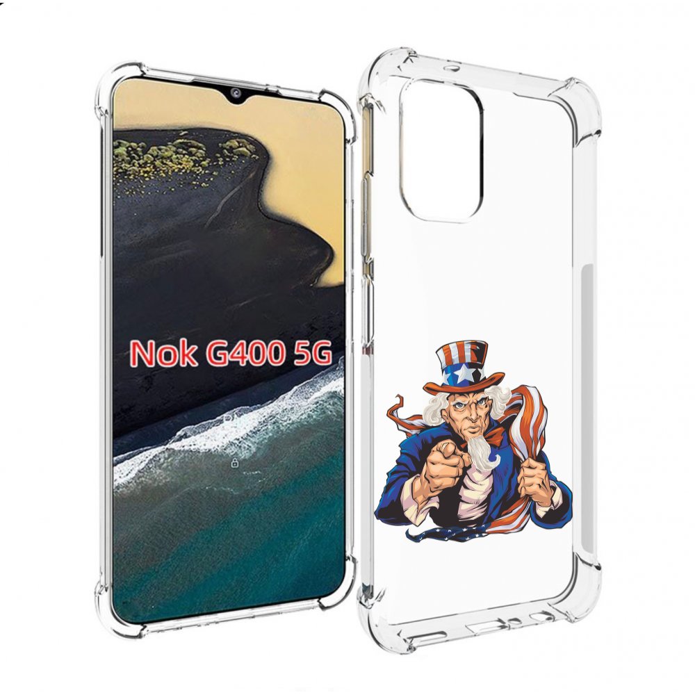 

Чехол MyPads Американский-дед для Nokia G400 5G, Прозрачный, Tocco
