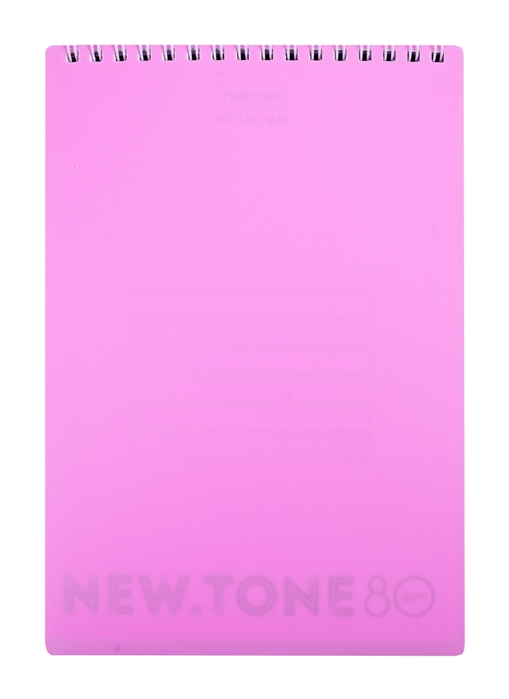 

Блокнот Hatber NEWtone Pastel Пион А5 в клетку 80 листов