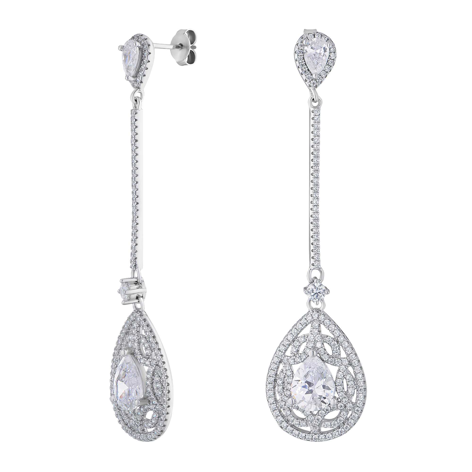 

Серьги из серебра с фианитом ЮВЕЛИР КАРАТ 2128922/9YJ2SE1008