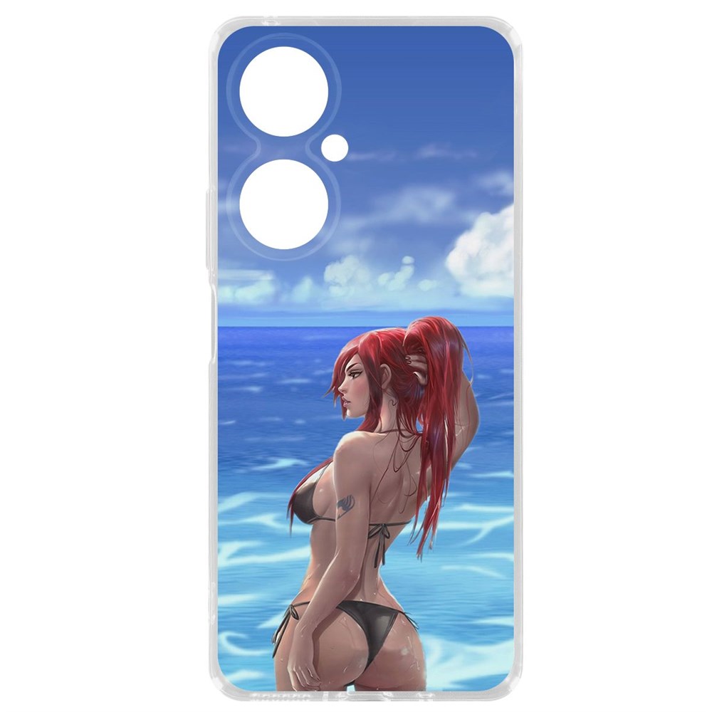 

Чехол-накладка Krutoff Clear Case Купальник женский для Huawei Nova 11i, Прозрачный