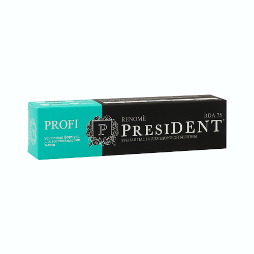 Зубная паста PresiDent Profi Renome 75 RDA 100 мл жидкость для индикации зубного налета president 10 мл