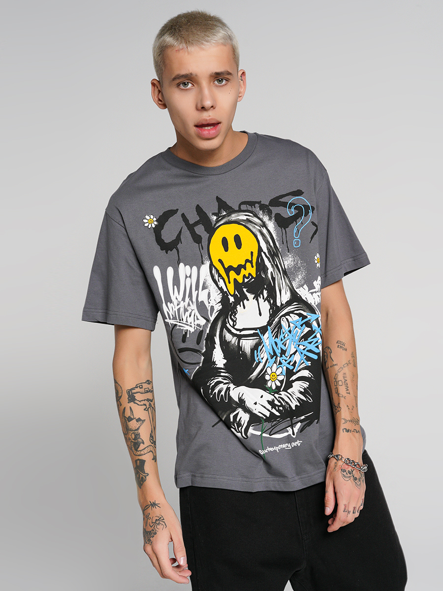 

Футболка мужская ТВОЕ 85857 серая M, 85857