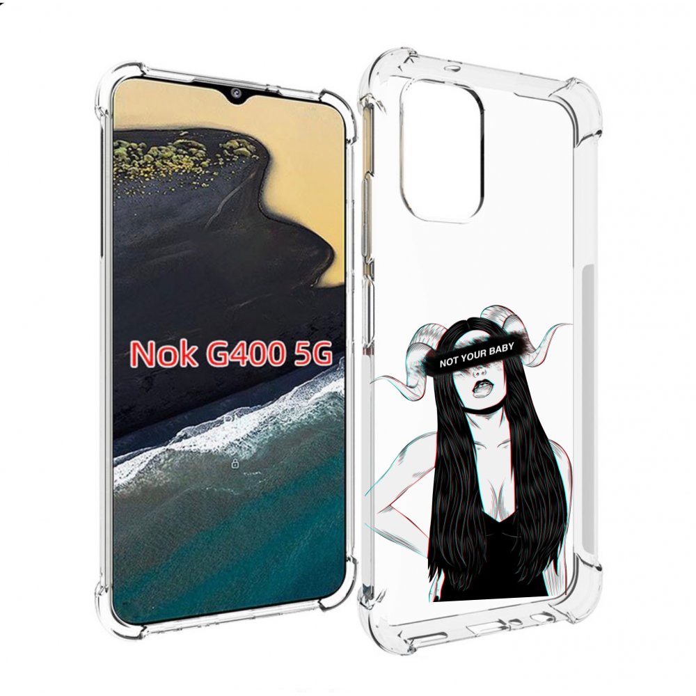 

Чехол MyPads not-your для Nokia G400 5G, Прозрачный, Tocco