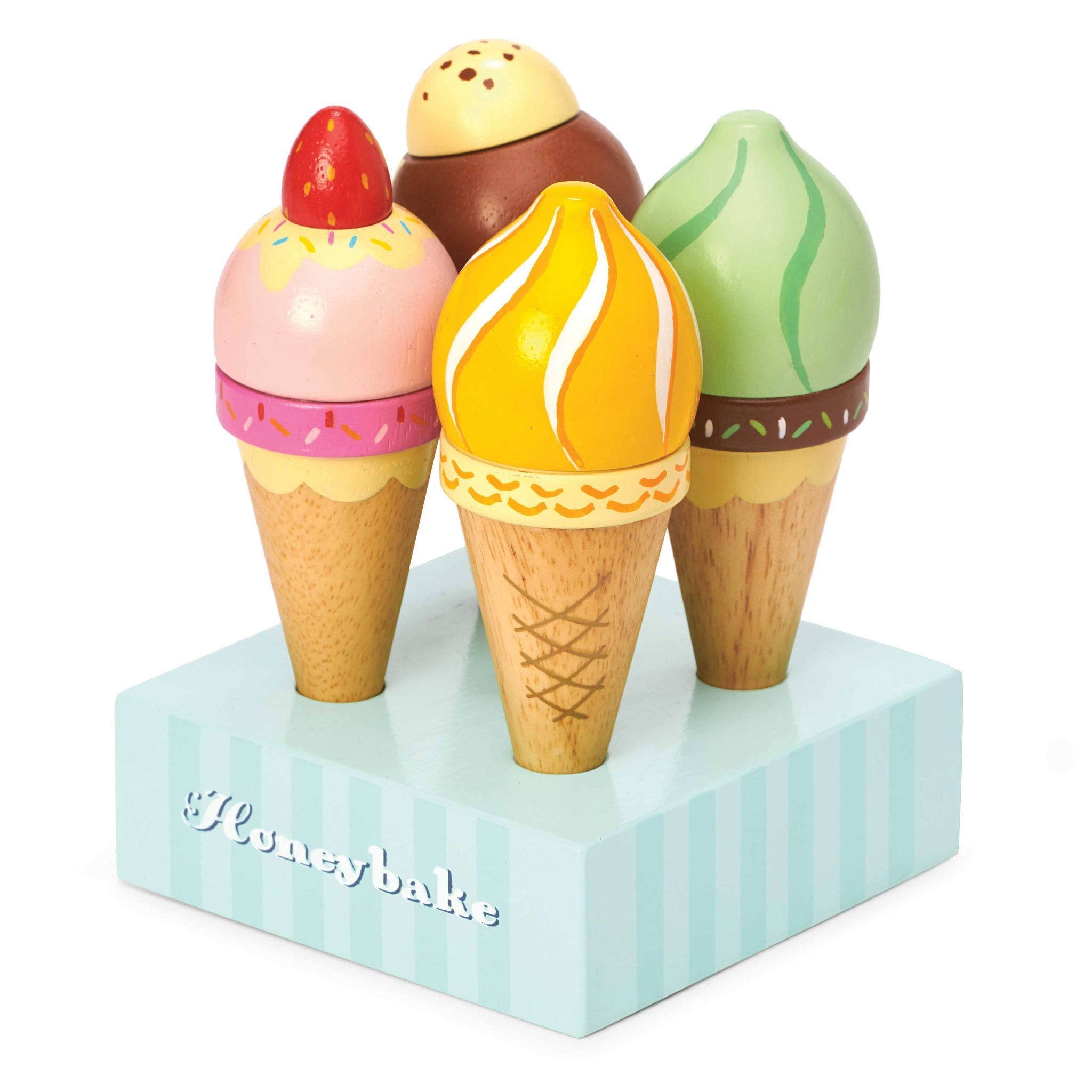 Игрушечная еда Le Toy Van Фруктовое мороженое в рожке