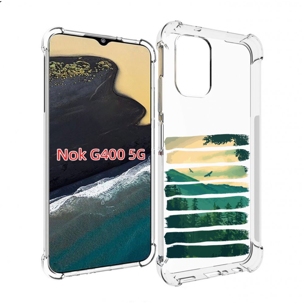 

Чехол MyPads Лесная чаща для Nokia G400 5G, Прозрачный, Tocco
