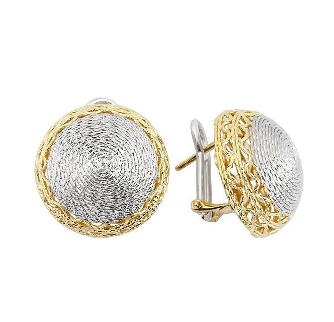 

Серьги из комбинированного золота MOSTAR JEWELLERY FTKM0004-E, FTKM0004-E