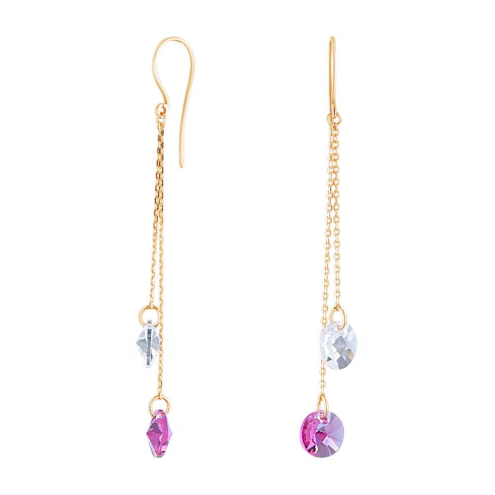

Серьги из серебра со swarovski ЮВЕЛИР КАРАТ 2129443/92п