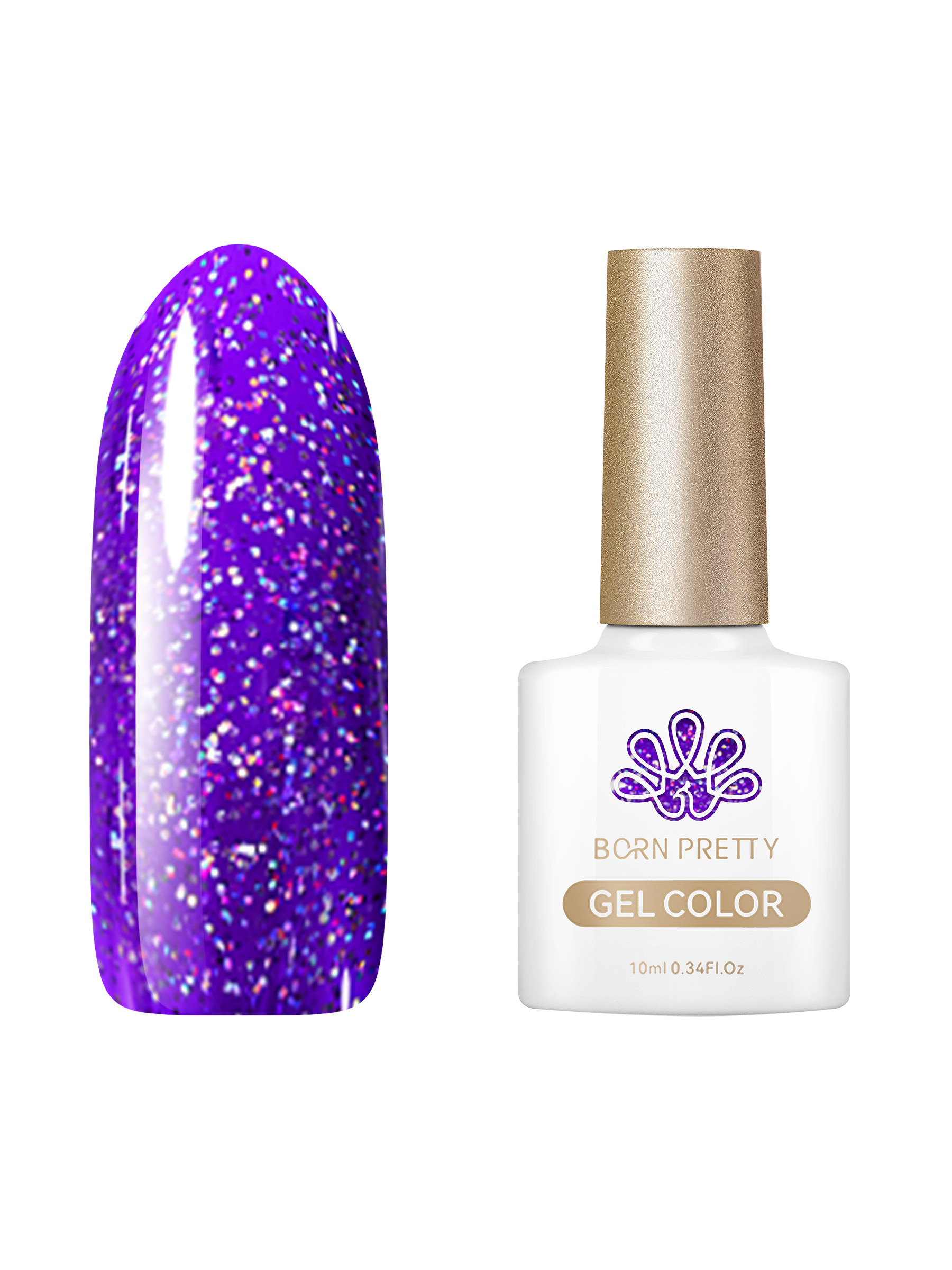 

Гель-лак для ногтей Born Pretty Color gel CG116 10 мл, Фиолетовый, Color gel