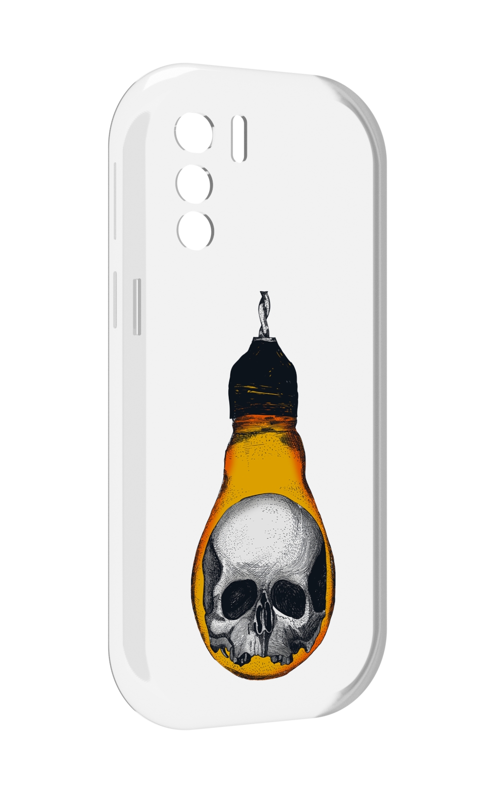 

Чехол MyPads череп в лампочке для UleFone Note 13P, Прозрачный, Tocco