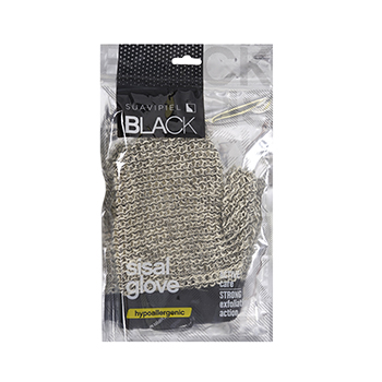 Мочалка для душа Suavipiel Black Sisal Glove