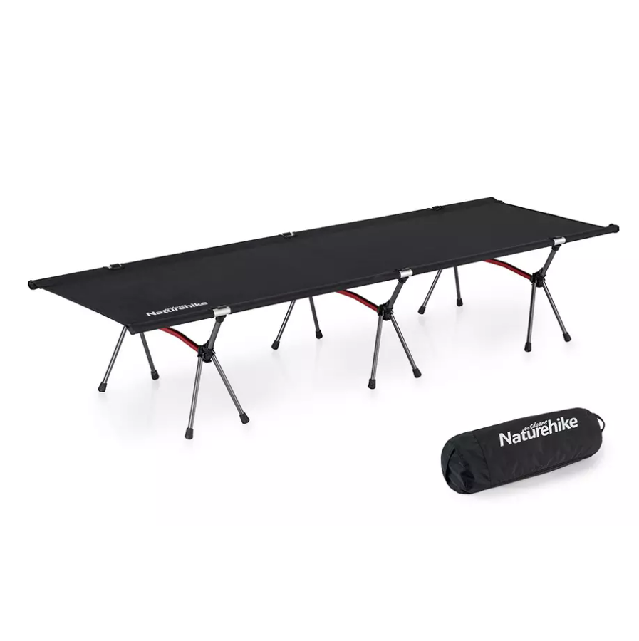 

Раскладушка Naturehike XJC06 190х65х38 см, до 120 кг, черная, XJC06