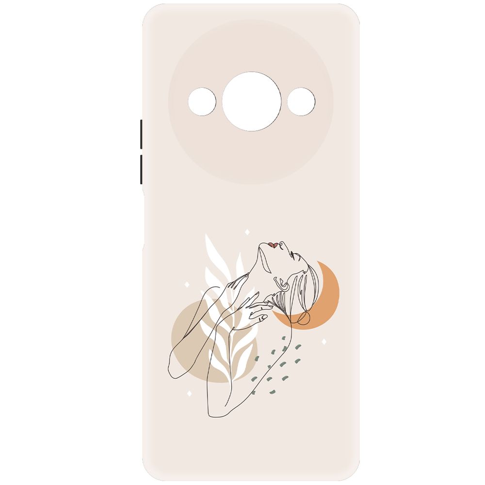 

Чехол-накладка Krutoff Soft Case Женственность для Xiaomi Poco C61 черный