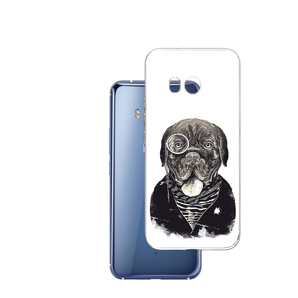 

Чехол MyPads Tocco для HTC U11 солидный песик, Прозрачный, Tocco