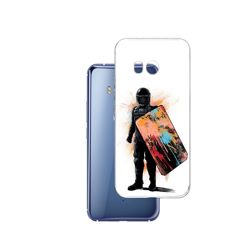 

Чехол MyPads Tocco для HTC U11 солдат с красочным щитом, Прозрачный, Tocco