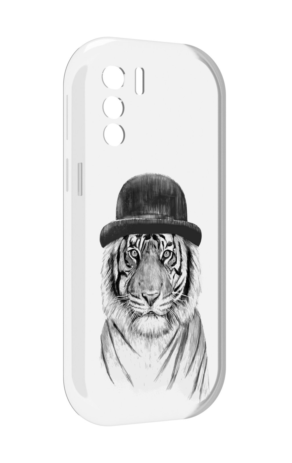 

Чехол MyPads тигр британец для UleFone Note 13P, Прозрачный, Tocco