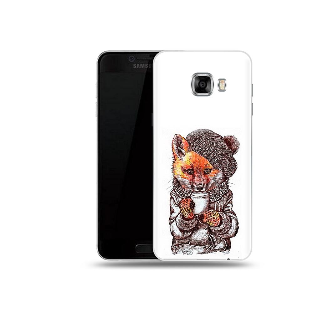 

Чехол MyPads Tocco для Samsung Galaxy C5 (2016) лиса в шапке, Tocco