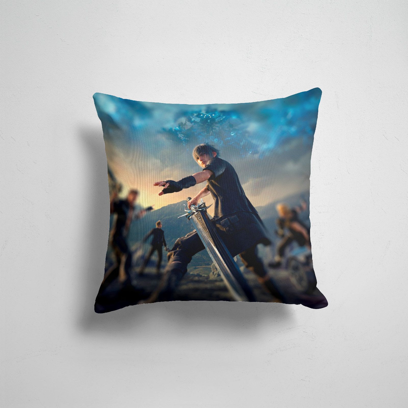 

Подушка декоративная 45х45см Геймерам Final Fantasy Final Fantasy, Разноцветный